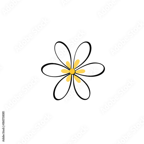 Simple daisy flower 
