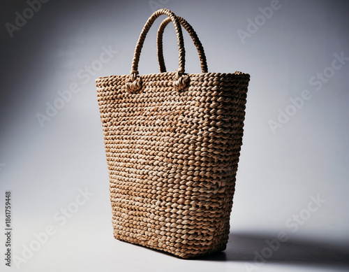 Woven Straw Tote Bag