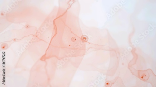 Macro shot of a transparent abstract texture with soft light reflections and subtle depth. Clean and modern background