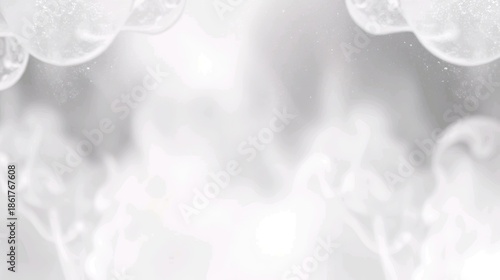 Macro shot of a transparent abstract texture with soft light reflections and subtle depth. Clean and modern background