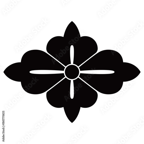 家紋です。郡山花菱といいます。