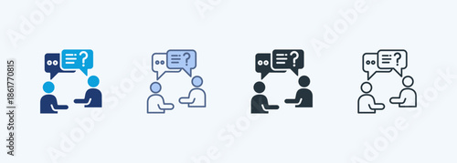 Question Multiple Style Icon Collection