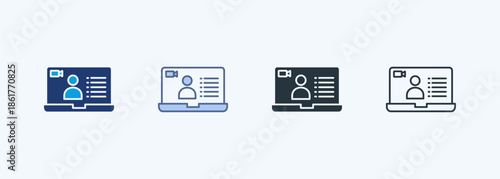Online Sessions Multiple Style Icon Collection