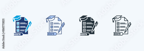 Curriculum Multiple Style Icon Collection