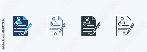 Enroll Multiple Style Icon Collection