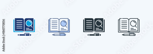 Literature Multiple Style Icon Collection