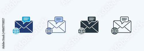 E-Mail Multiple Style Icon Collection