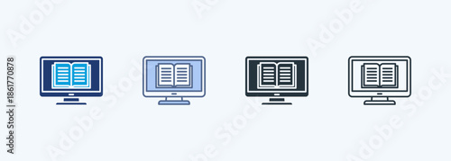 E-Learning Multiple Style Icon Collection
