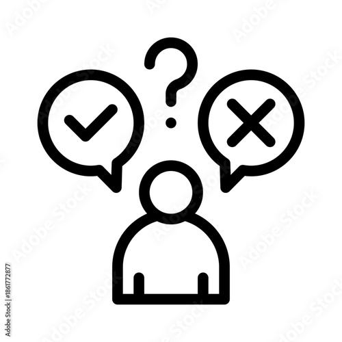 decision line icon
