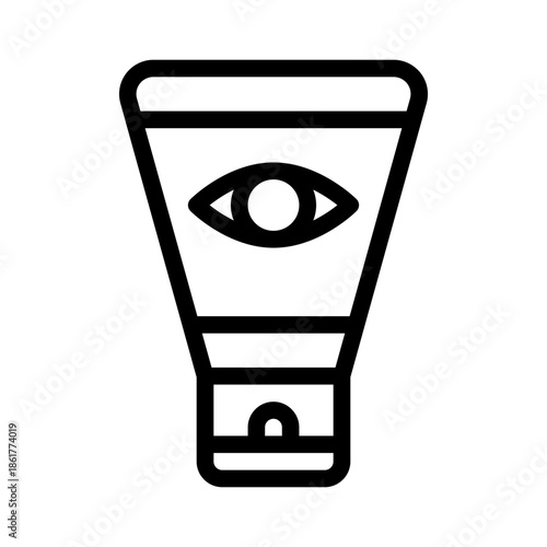 eyecream line icon