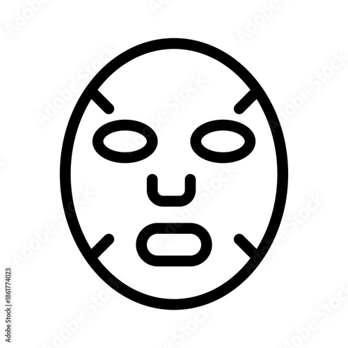 mask line icon