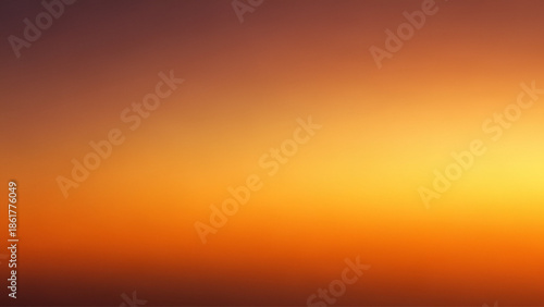 Vibrant Sunset Gradient Orange Yellow Sky Background