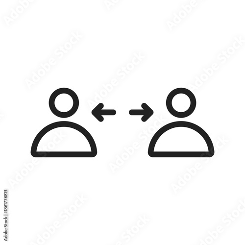 Social Distance Icon