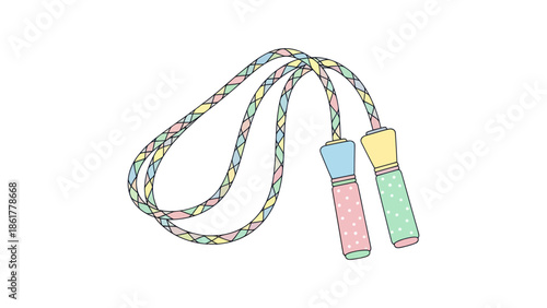 Colorful jump rope for kids