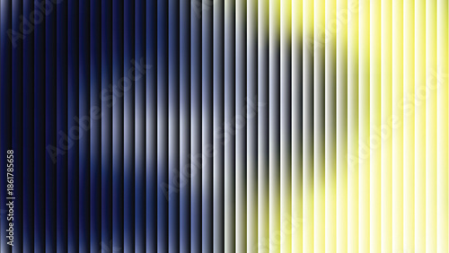 Glass ripple texture with dark gradient background and lilac light streaks. Futuristic distortion, moody abstract glow, reeded vertical blur. Vector illustration EPS