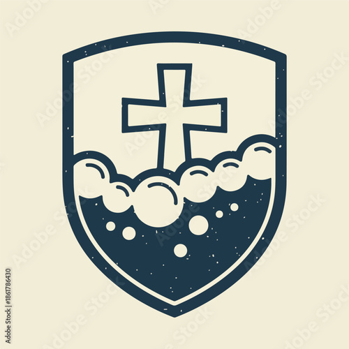 Vintage Christian Purification Emblem