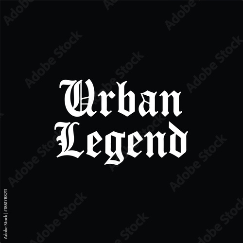 Wallpaper Mural Urban Legend Dark Text Graphic Torontodigital.ca