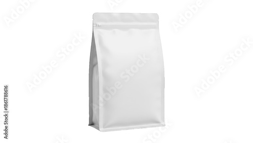 Standing white packaging bag