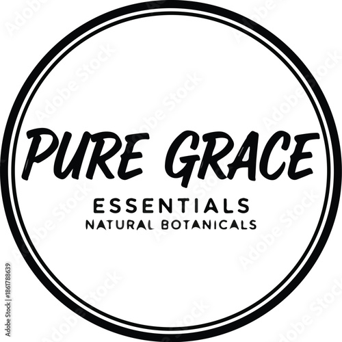 Wallpaper Mural Minimalist Botanical Text Logo Graphic Torontodigital.ca