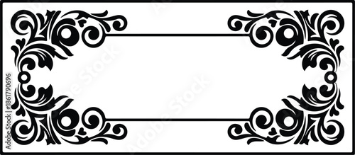 Wallpaper Mural Elegant Ornate Frame Design Background Torontodigital.ca