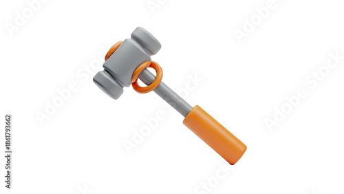 3D Rendered Cartoon Mallet