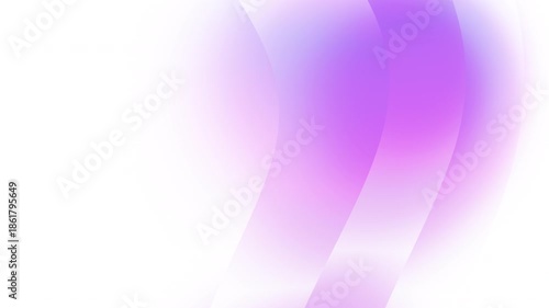 Abstract pink purple flowing gradient white background with soft motion. Seamless looping animation 