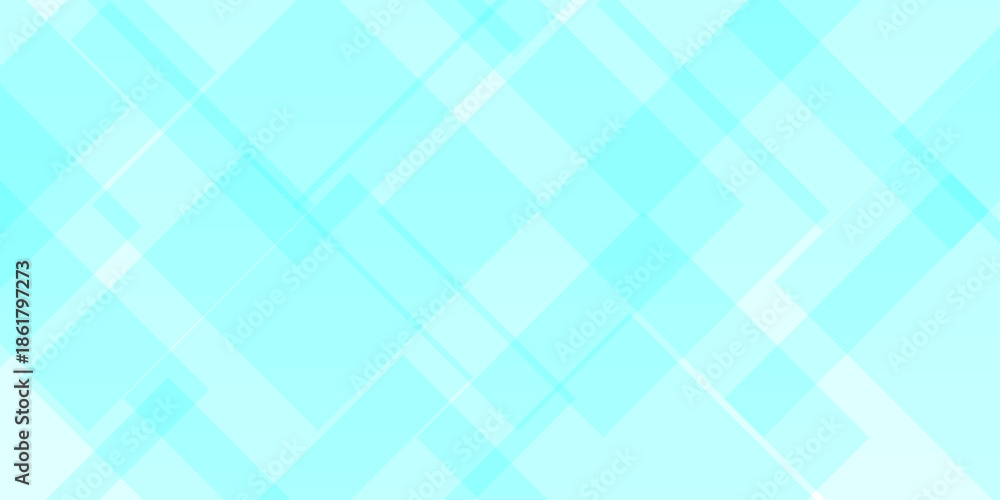 Obraz premium Minimal blue gradient smooth paper dynamic element abstract triangle web square cube decoration technology business template background