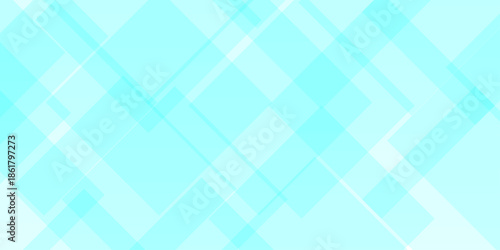 Minimal blue gradient smooth paper dynamic element abstract triangle web square cube decoration technology business template background