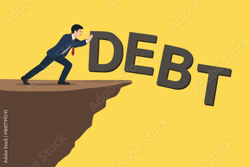 Financial Problem Concept