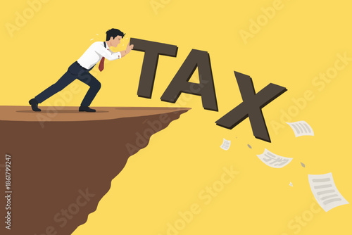 Business Man With Tax Problem