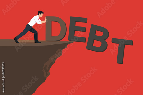 Financial Trouble Concept