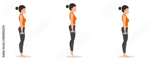 Canvastavla step by step toturial standing dumbbell calf raise exercise