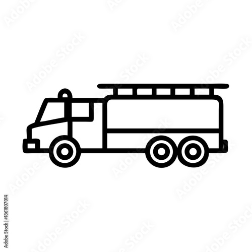 Fire truck ready for action