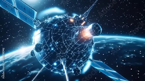 Orbital Sentinel, The Eye of the Cosmos. Video Generative AI.