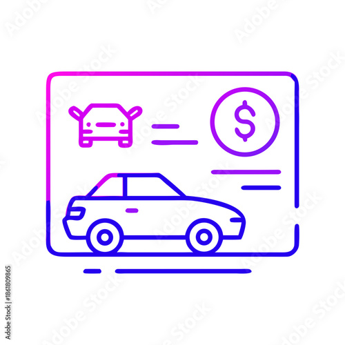 Car insurance policy illustration