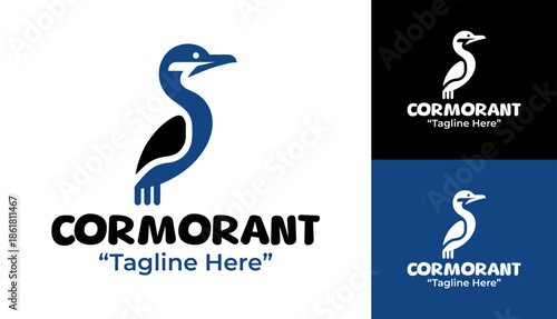 Cormorant Logo Modern Minimalist Premium Branding