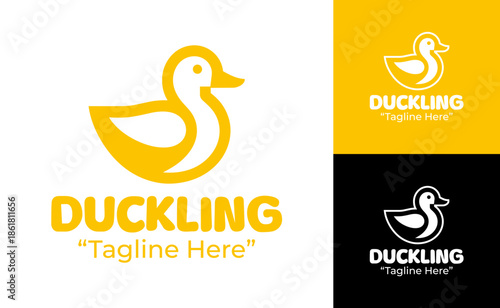 Duckling Logo Modern Minimalist Premium Identity