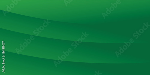 Abstract landscape green hills valley vector illustration background