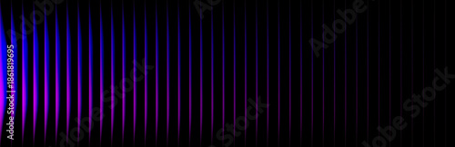 Mesmerizing abstract vector background featuring vibrant blue and purple neon glowing vertical lines, creating a dynamic futuristic light pattern for modern digital designs.