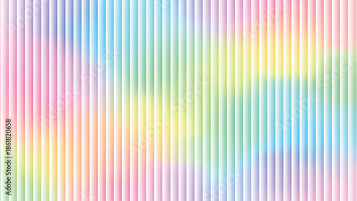 Glass ripple texture with dark gradient background and lilac light streaks. Futuristic distortion, moody abstract glow, reeded vertical blur. Vector illustration