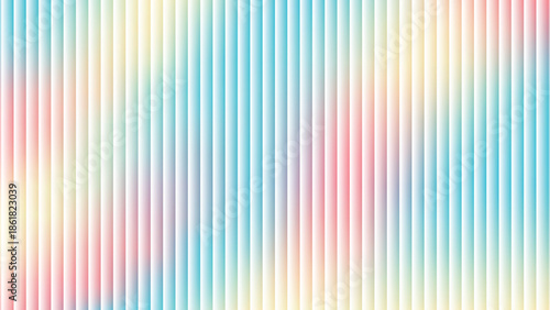 Glass ripple texture with dark gradient background and lilac light streaks. Futuristic distortion, moody abstract glow, reeded vertical blur. Vector illustration