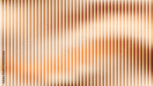 Glass ripple texture with dark gradient background and lilac light streaks. Futuristic distortion, moody abstract glow, reeded vertical blur. Vector illustration