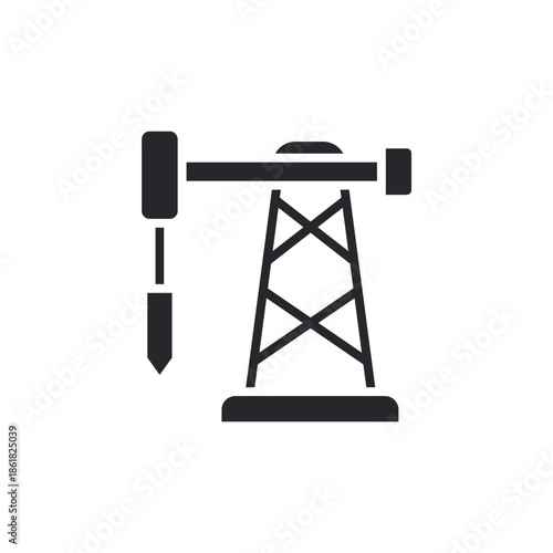 construction icons outline and Flat Style,transparent background.