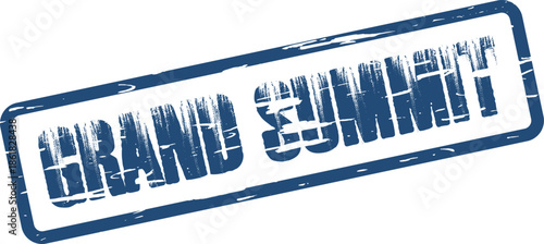 Official Grand Summit event conference business convention meeting seal for important announcement