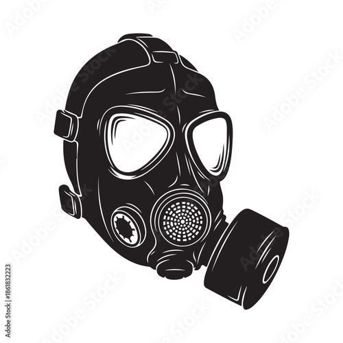 GasMaskGuardian: Bold Hero Infiltrates Nighttime Cityscape, Protecting Innocents, Solving Mysteries, Defying Danger