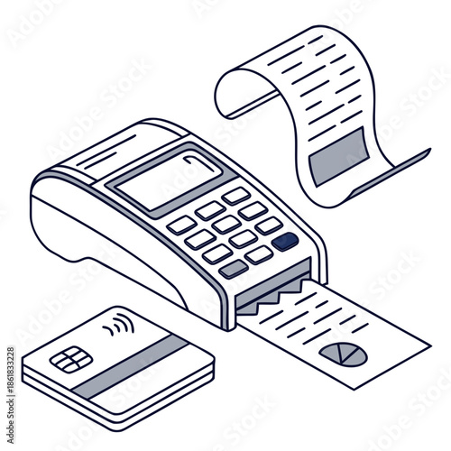 Credit card payment terminal