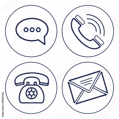 Communication icons