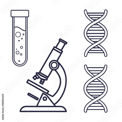 Scientific tools and dna structures