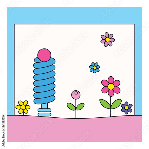 Bright summer flowers bloom in vivid colors, petals dancing in warm sunlight, filling gardens with fresh scents, joyful energy, and the carefree spirit of sunny days.
