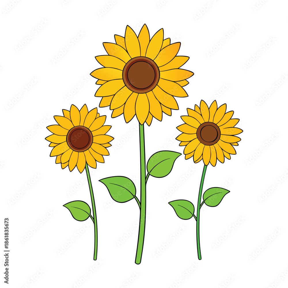 Obraz premium Bright summer flowers bloom in vivid colors, petals dancing in warm sunlight, filling gardens with fresh scents, joyful energy, and the carefree spirit of sunny days. 